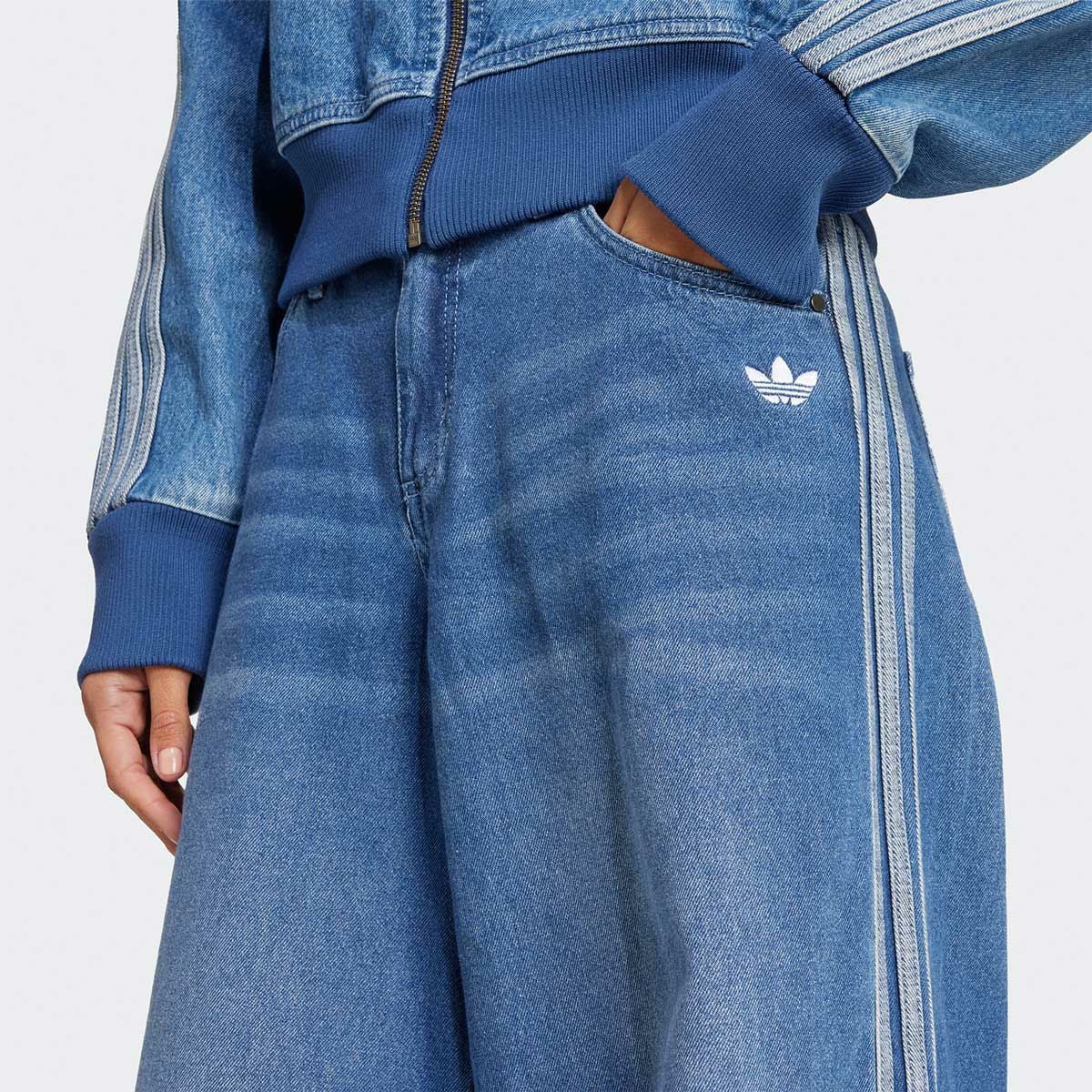 アディダス デニム ワイドパンツ adidas Originals アディカラー