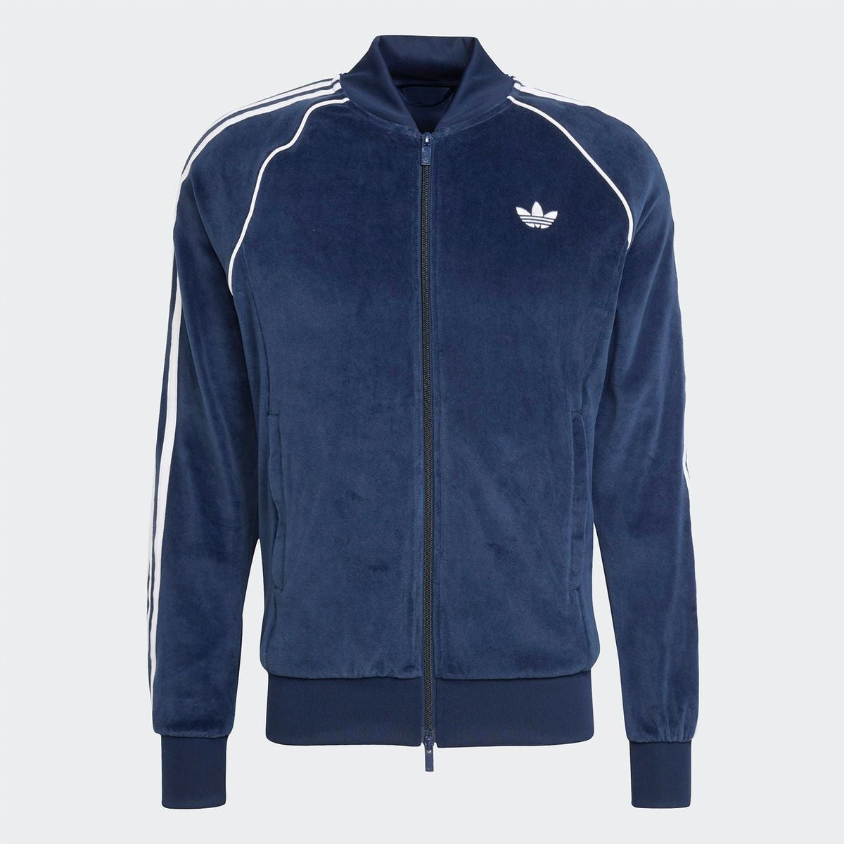 adidasアディダス　ベロア トラックジャケット　M アディダス SST アディカラー ベロア トラックトップ - ブラック