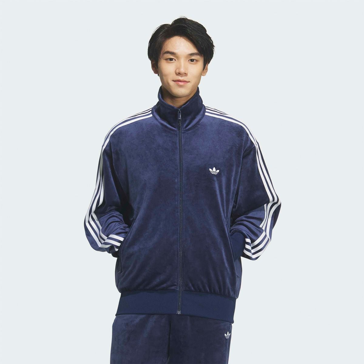 アディダス ベロア ジャージ ファイヤーバード トラックトップ adidas