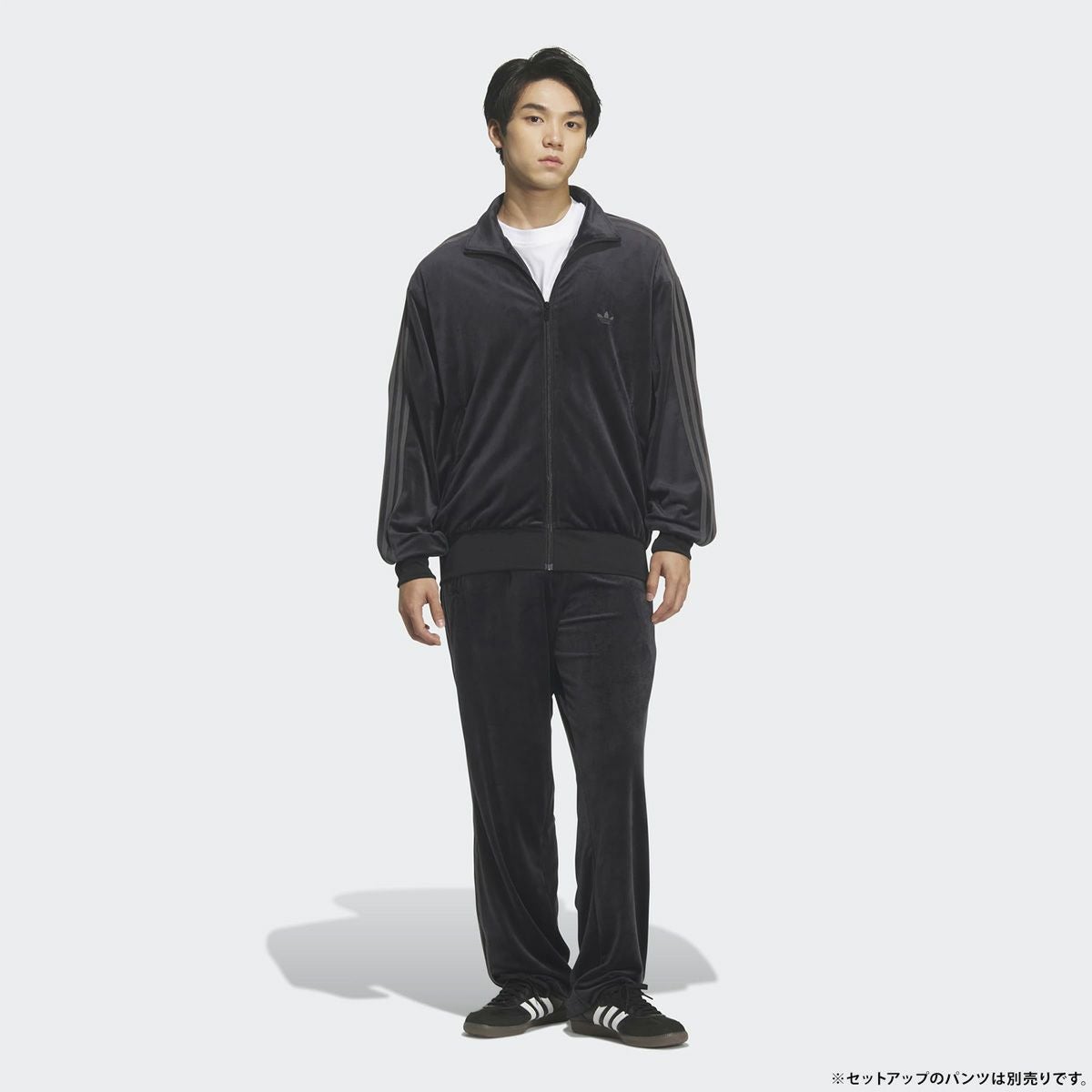 アディダス ベロア ジャージ ファイヤーバード トラックトップ adidas