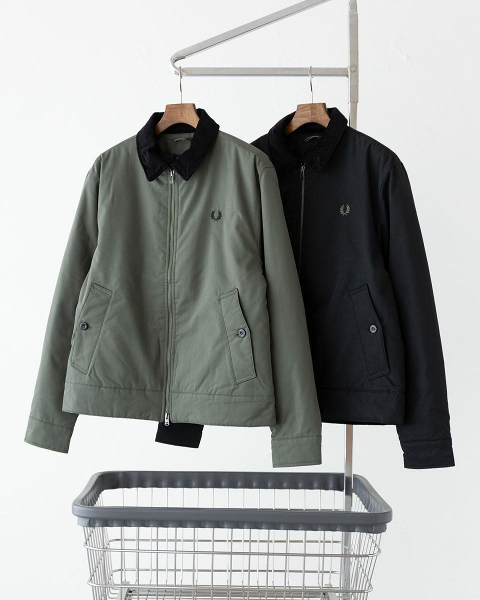 フレッドペリー　FRED PERRY　コットンカバンジャケット【新品未使用】 FRED PERRY(フレッドペリー) Cotton Caban Jacket コットン カバン