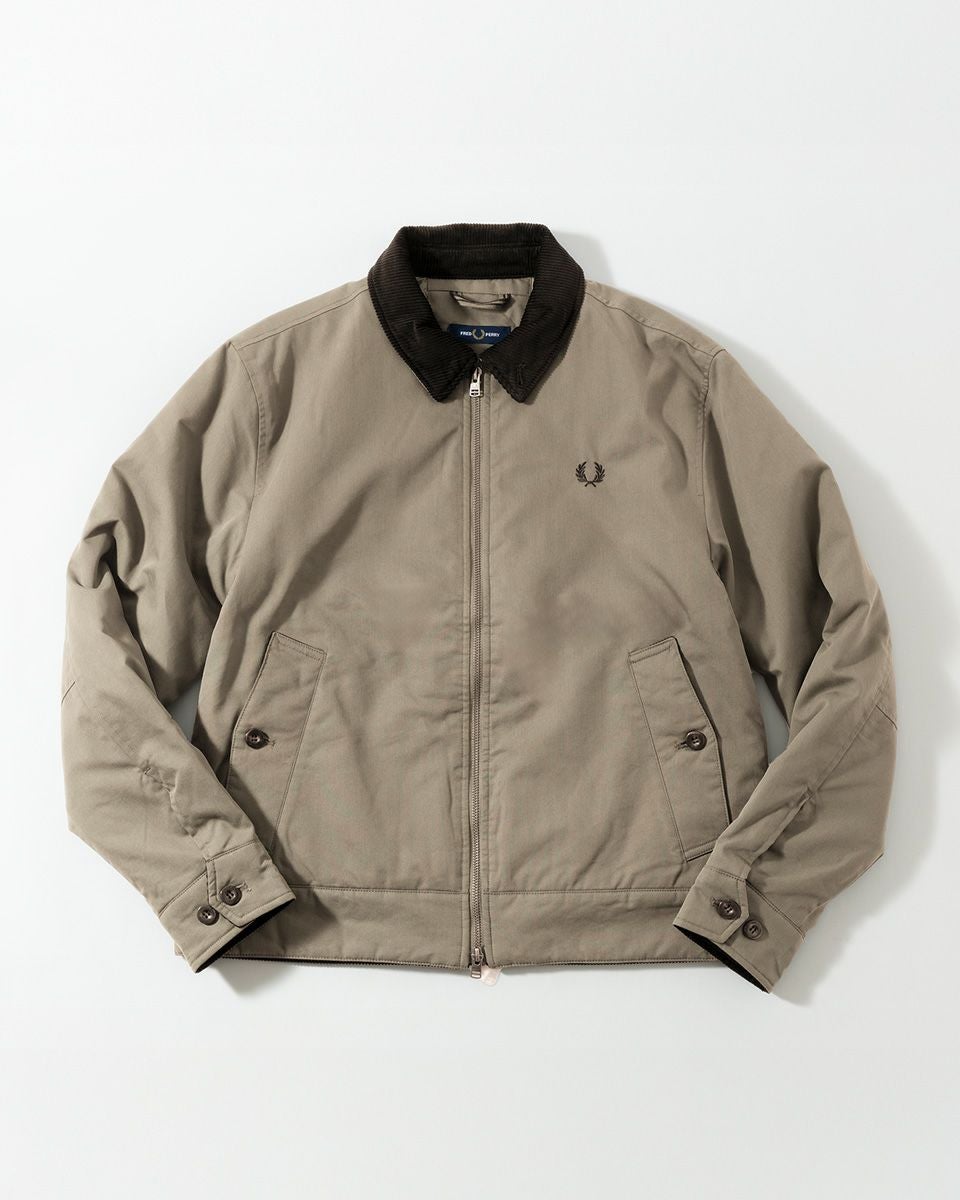 フレッドペリー FRED PERRY コットン カバン ジャケット J8535 中綿