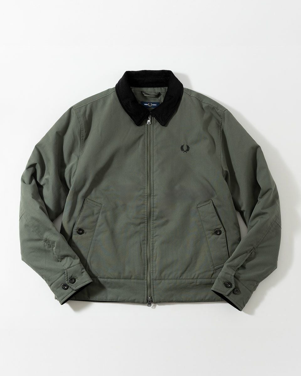 フレッドペリー FRED PERRY コットン カバン ジャケット J8535 中綿