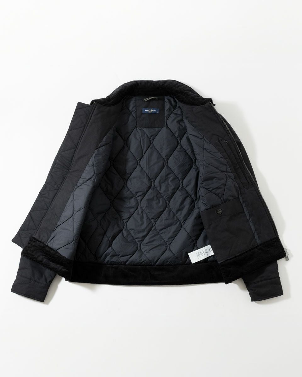 フレッドペリー FRED PERRY コットン カバン ジャケット J8535 中綿
