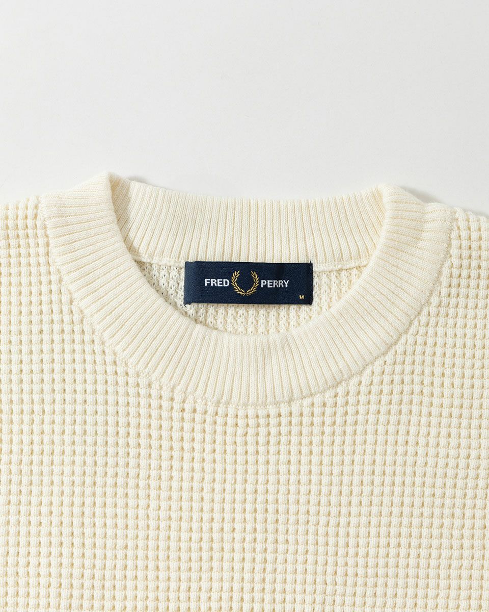 フレッドペリー FRED PERRY ワッフル ステッチ ジャンパー K6507