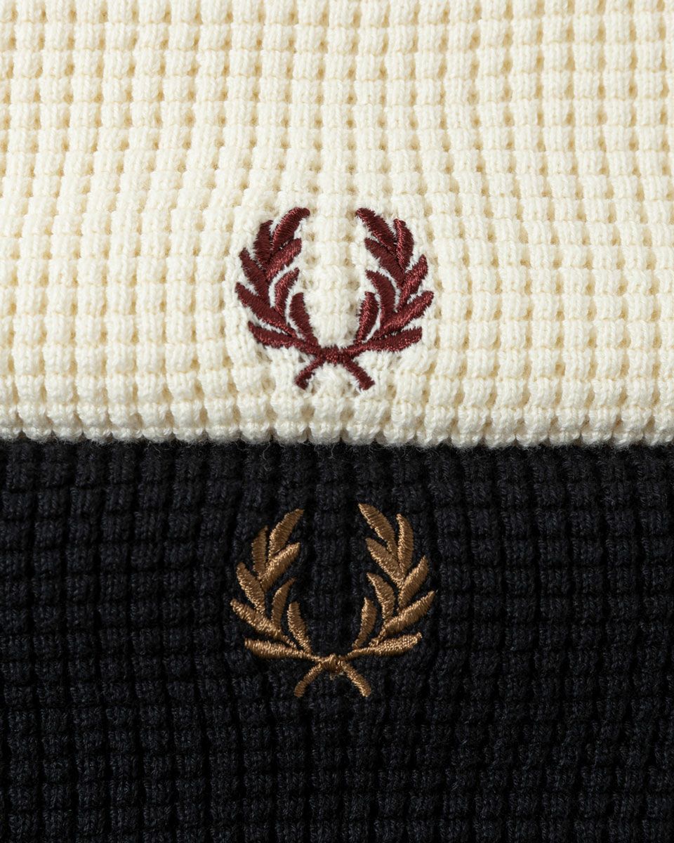 フレッドペリー FRED PERRY ワッフル ステッチ ジャンパー K6507