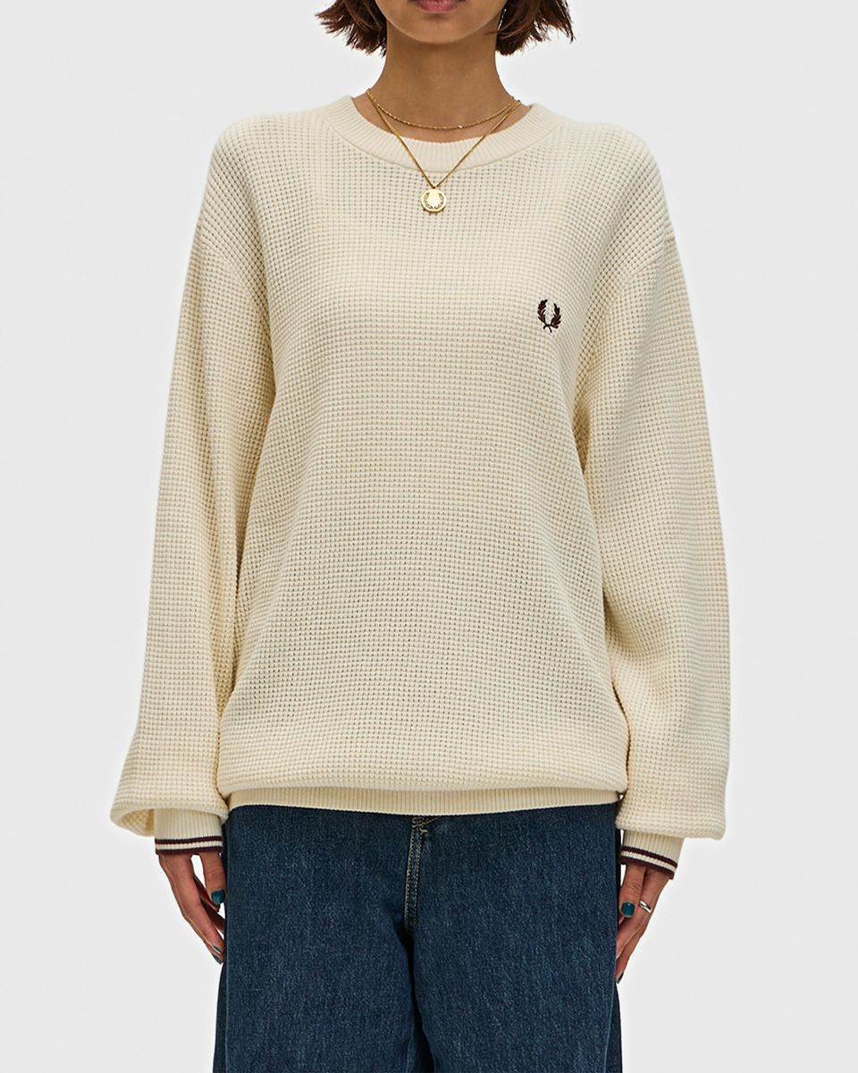 フレッドペリー FRED PERRY ワッフル ステッチ ジャンパー K6507