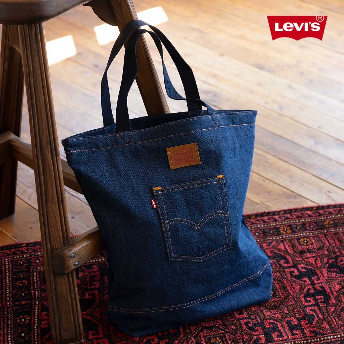 リーバイス バックポケット トートバッグ LEVI'S D54400002 メンズ