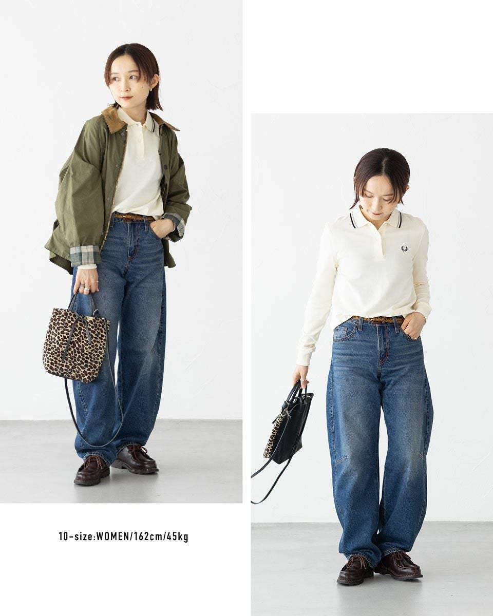 フレッドペリー 長袖 ポロシャツ FRED PERRY G3636 レディース