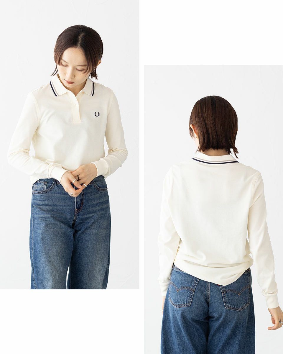 フレッドペリー 長袖 ポロシャツ FRED PERRY G3636 レディース