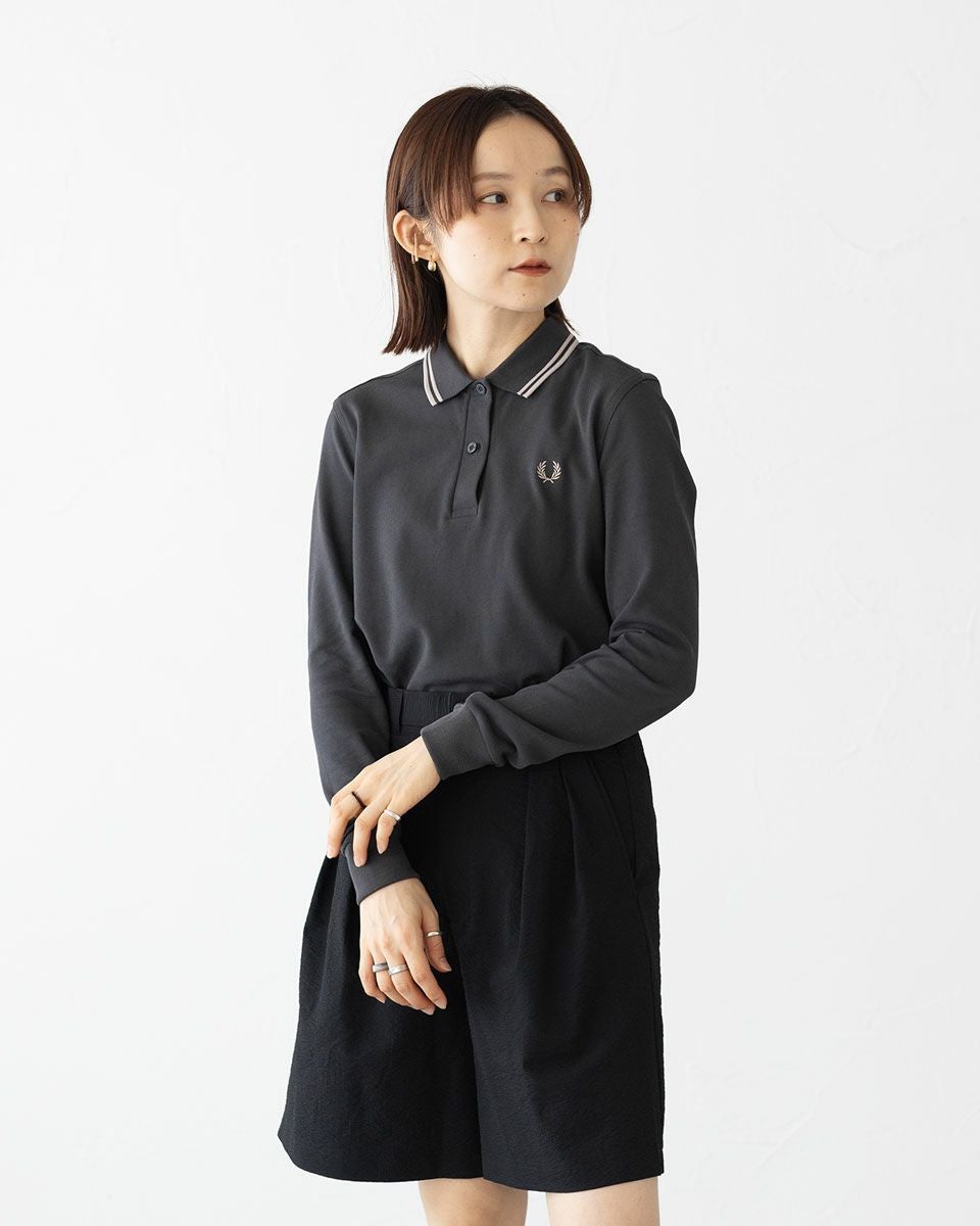 フレッドペリー 長袖 ポロシャツ FRED PERRY G3636 レディース