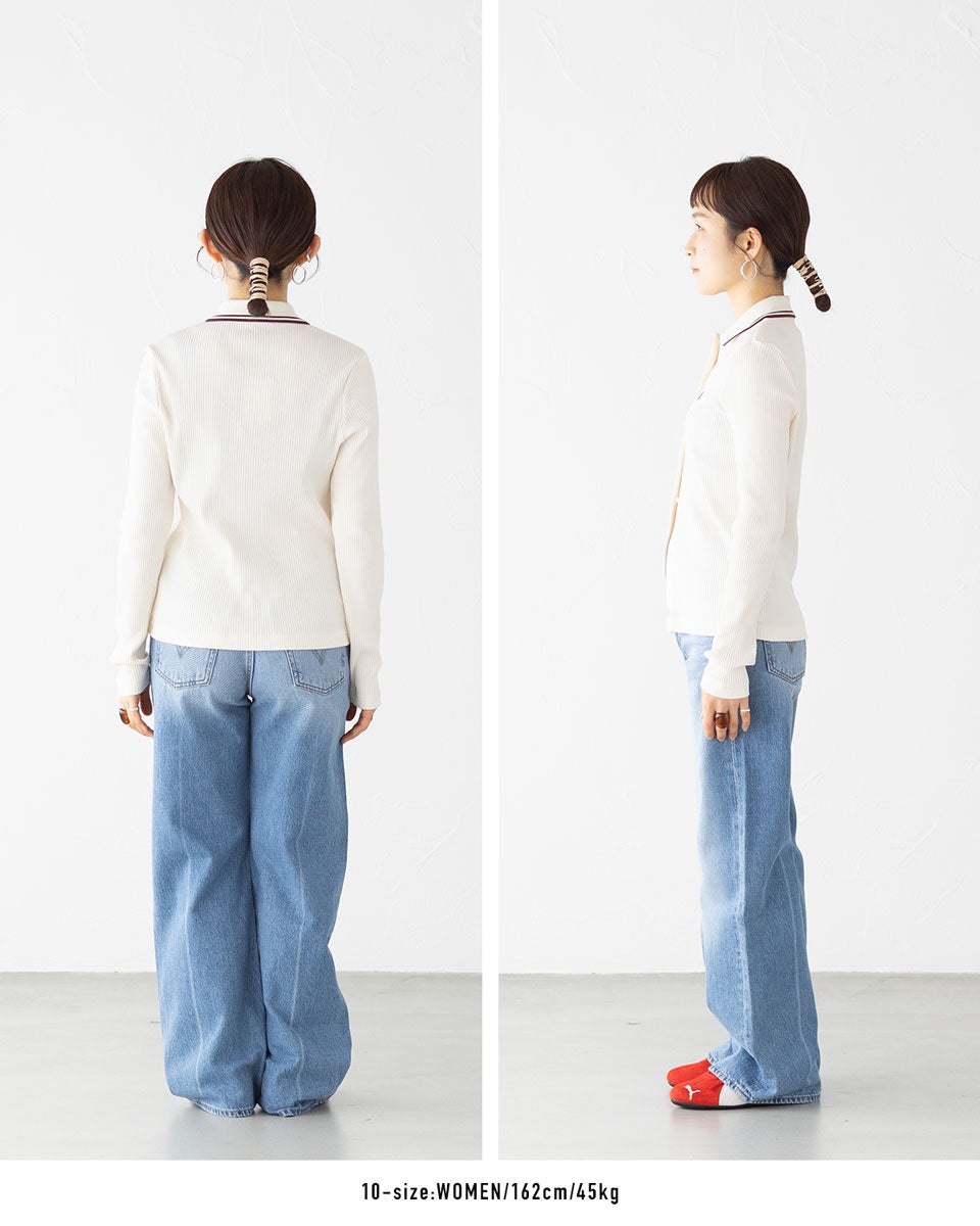 フレッドペリー ボタンスルー リブ ポロシャツ FRED PERRY G2169