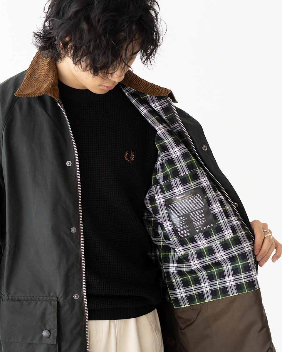 バブアー ソルウェイ ワックスジャケット オーバーサイズ Barbour