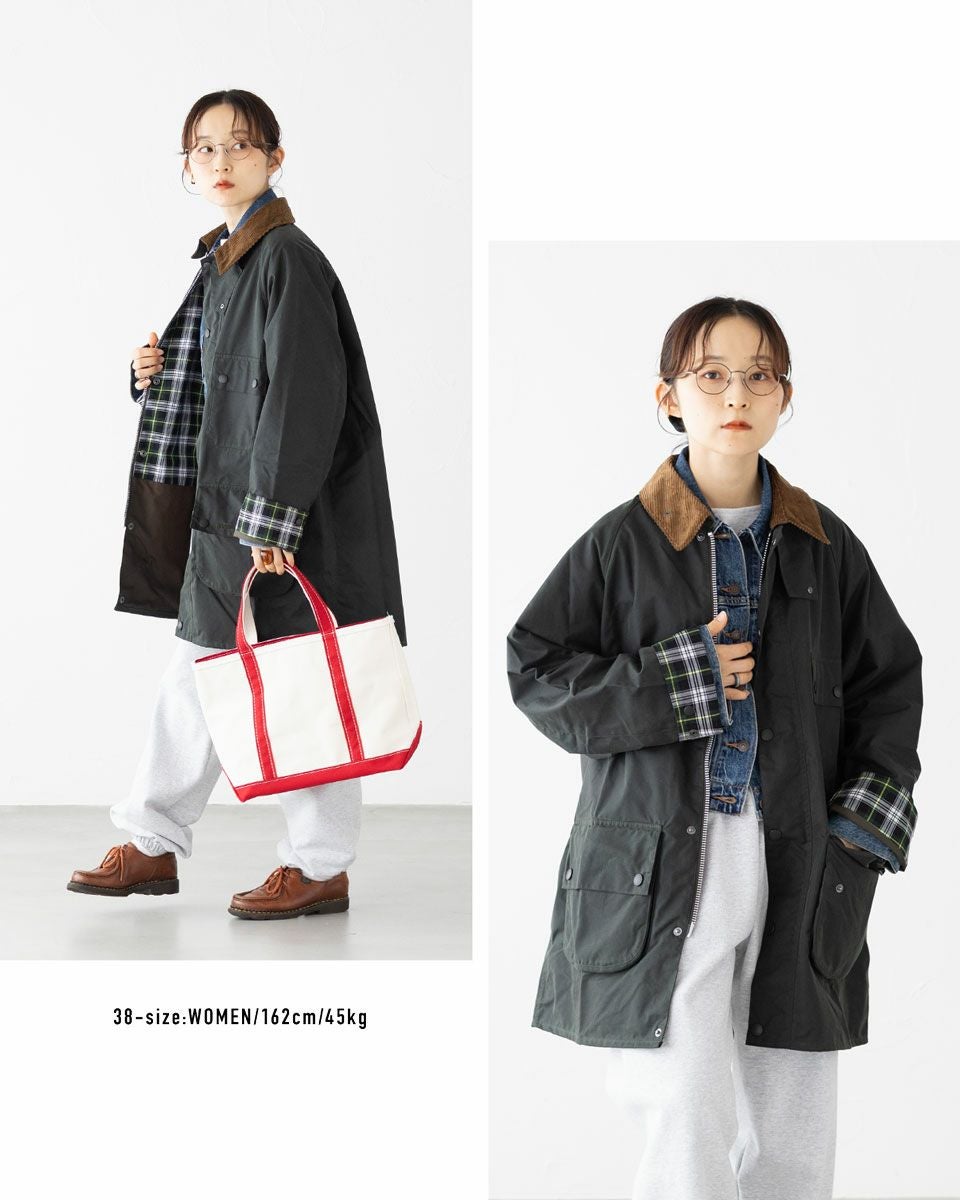 バブアー ソルウェイ ワックスジャケット オーバーサイズ Barbour