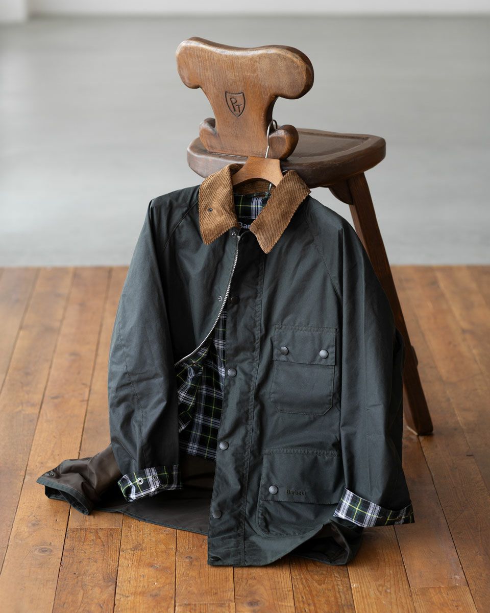 バブアー ソルウェイ ワックスジャケット オーバーサイズ Barbour