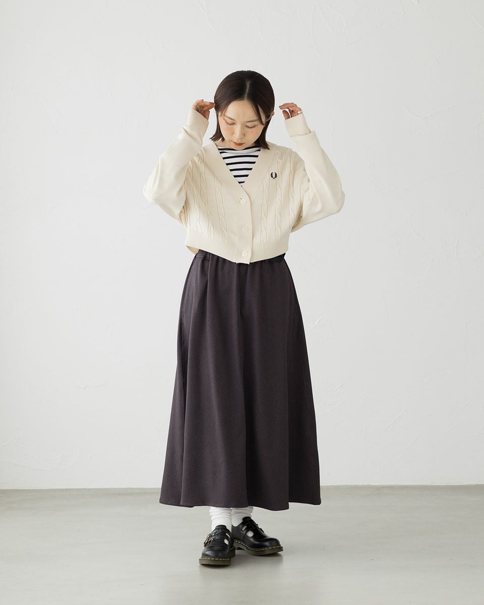 フレッドペリー ケーブル ニット カーディガン FRED PERRY K1105
