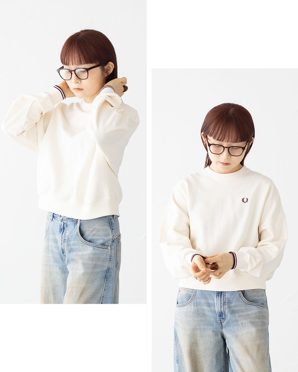 フレッドペリー ティップド スウェットシャツ FRED PERRY G1148