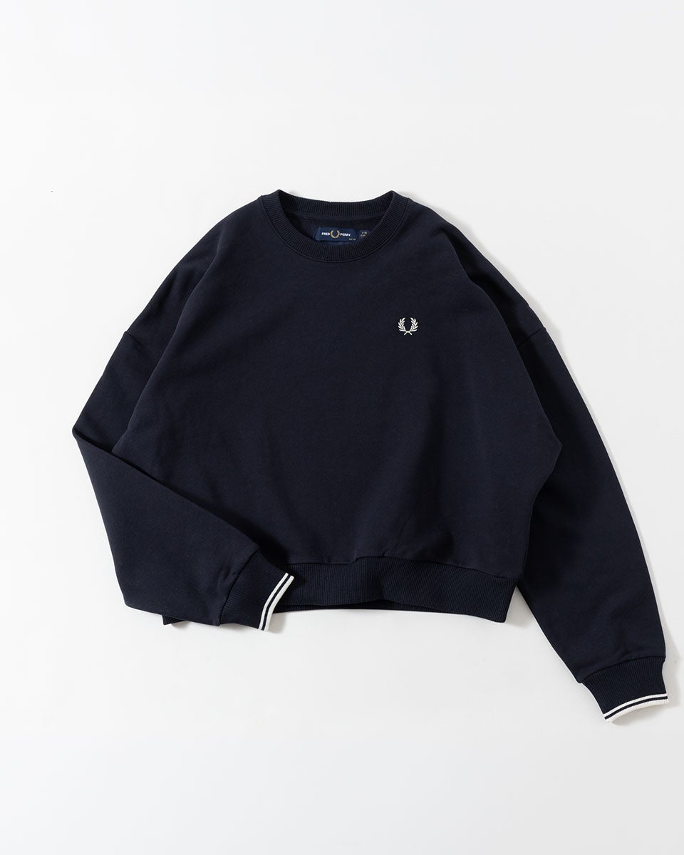 フレッドペリー ティップド スウェットシャツ FRED PERRY G1148