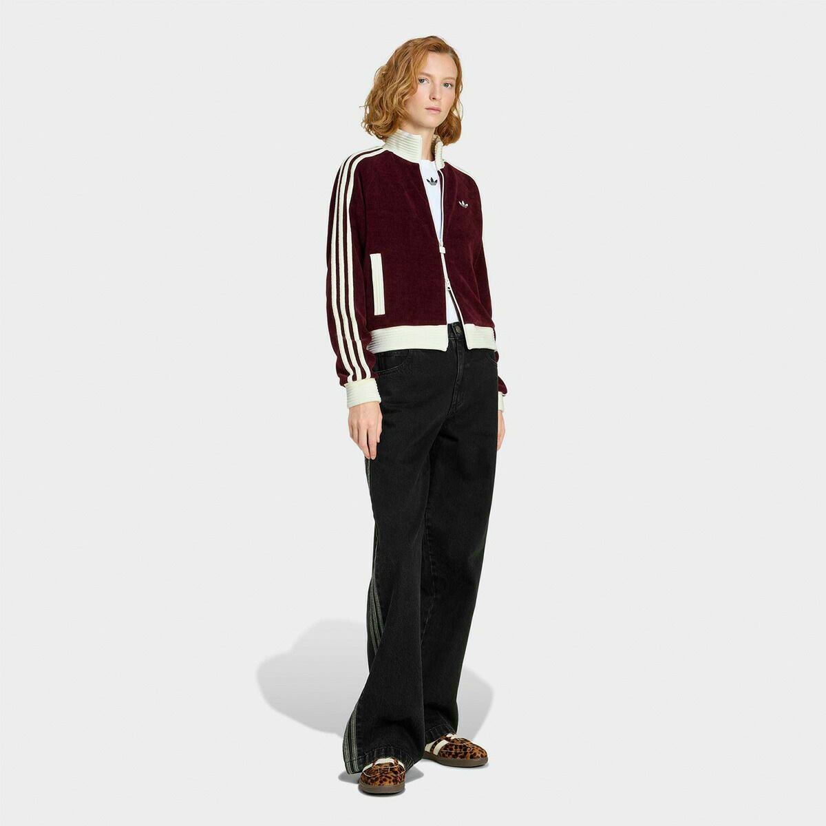 アディダス ジャージ ベロア ニット トラックトップ adidas Originals