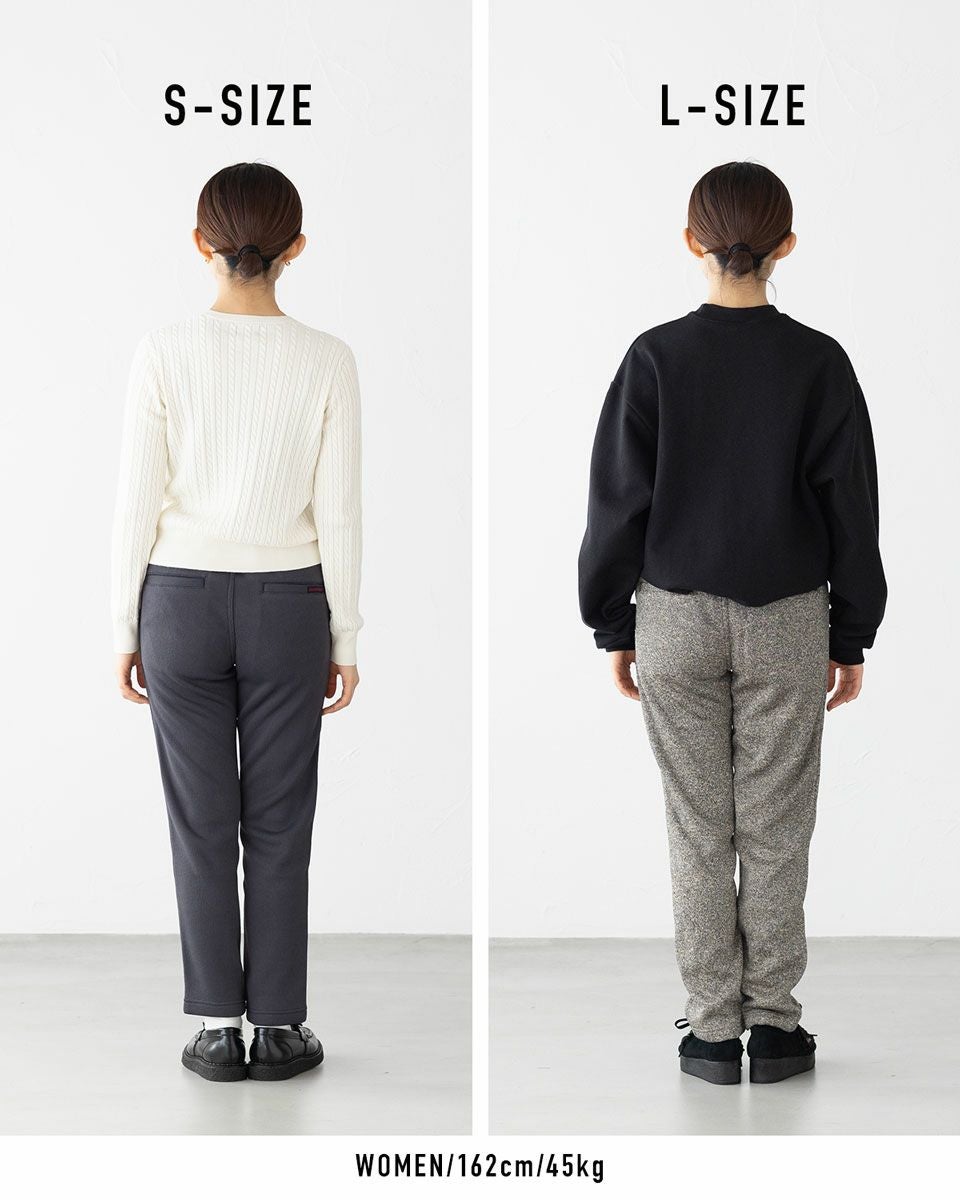 グラミチ ボンディング ニット フリース ウィメンズ テーパードパンツ
