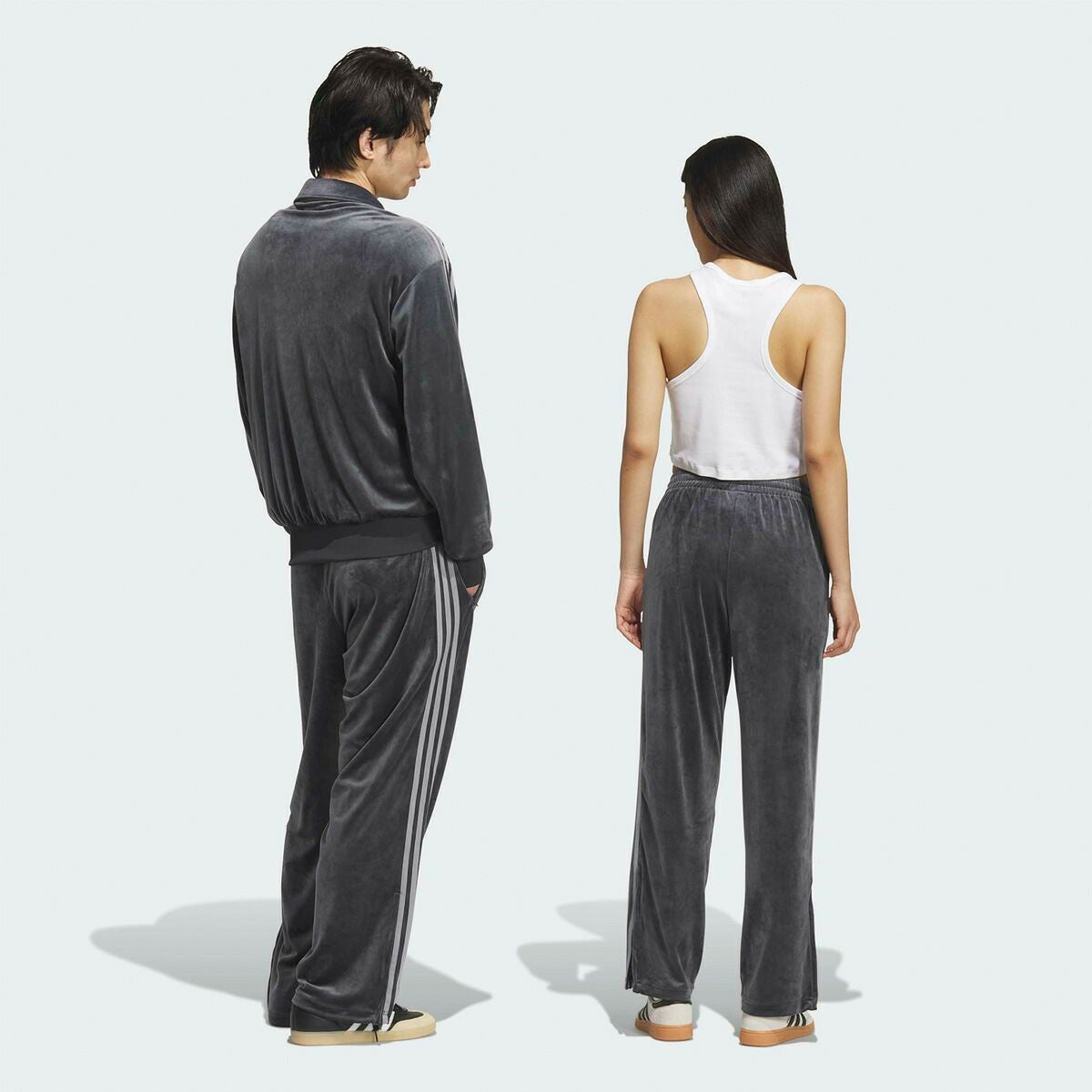 アディダス ベロア ジャージ ファイヤーバード トラックパンツ adidas