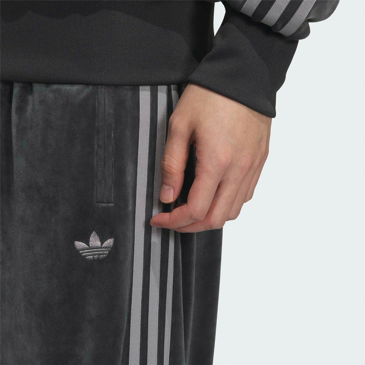 アディダス ベロア ジャージ ファイヤーバード トラックパンツ adidas