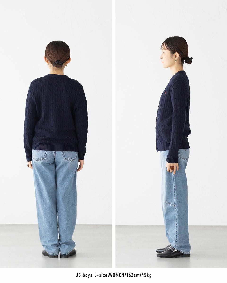 ポロ ラルフローレン ケーブル編み カーディガン POLO RALPH LAUREN