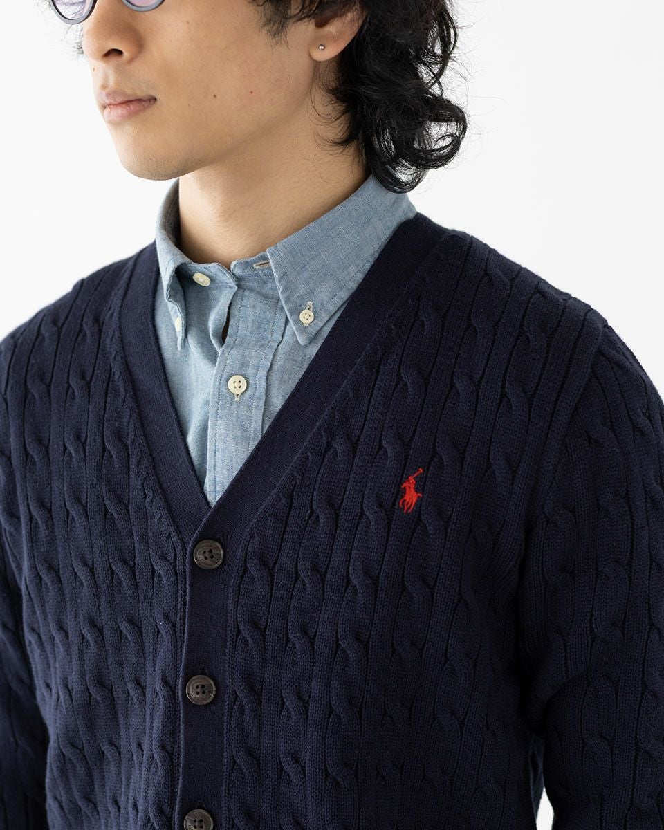 ポロ ラルフローレン ケーブル編み カーディガン POLO RALPH LAUREN