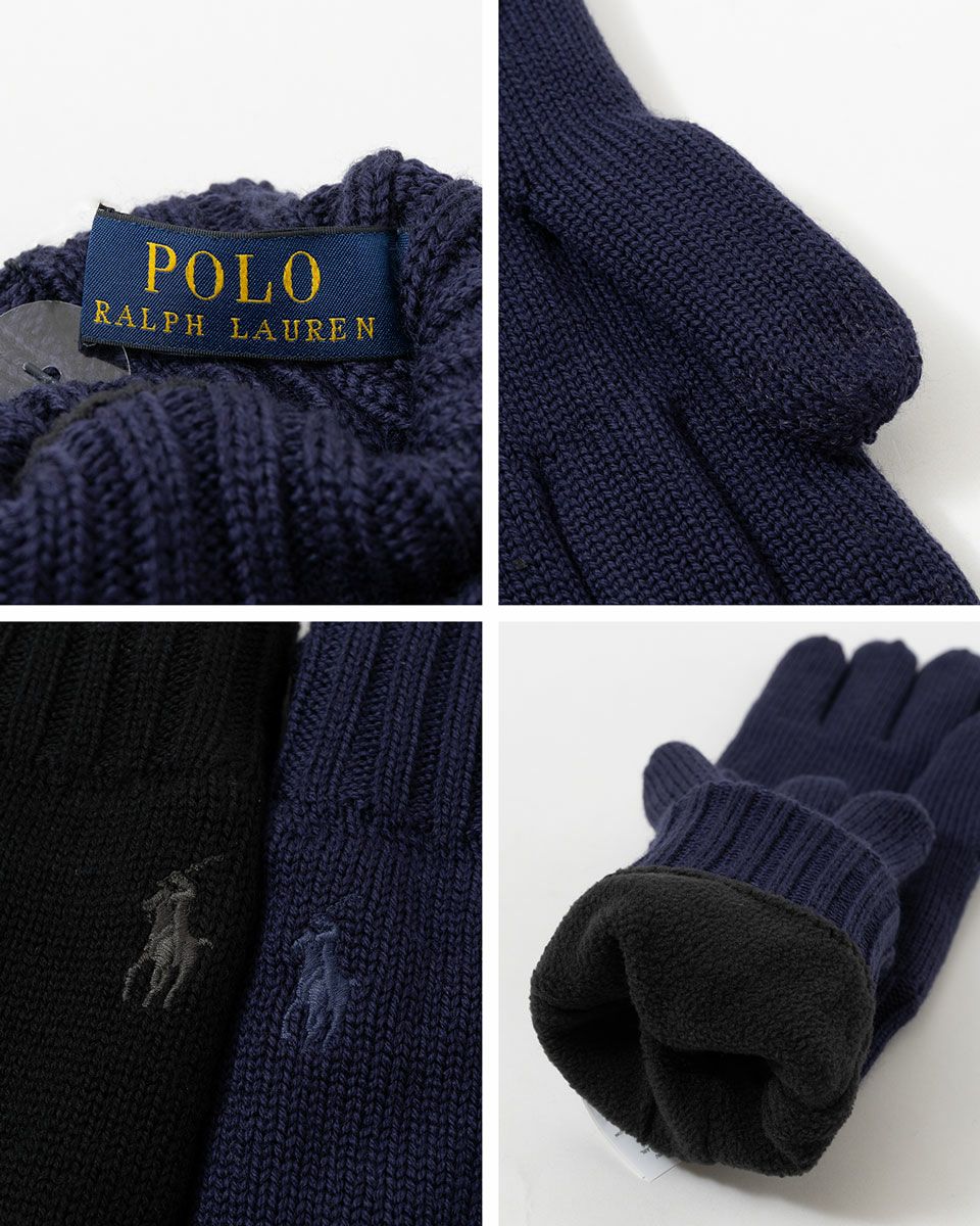 ポロ ラルフローレン ウォッシャブル メリノタッチ グローブ 手袋 POLO