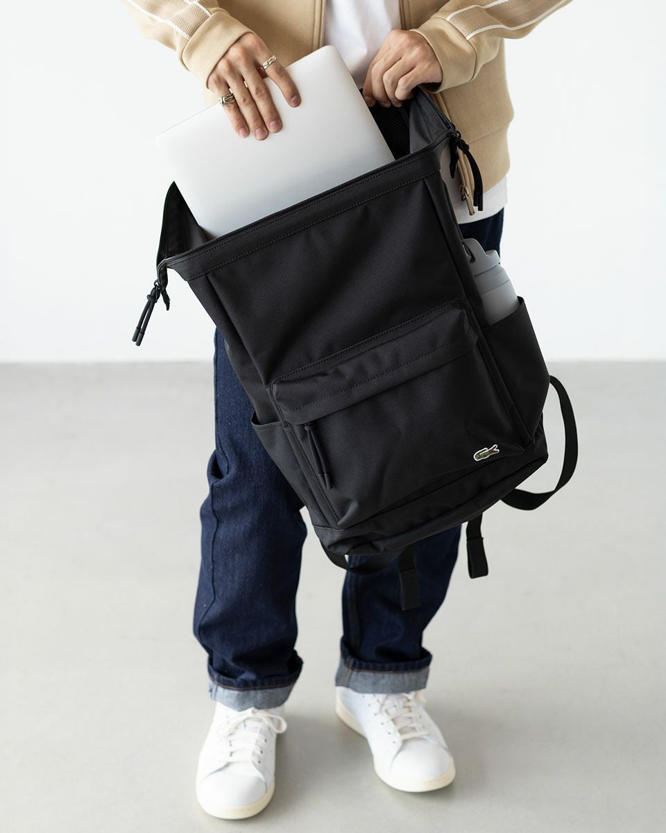 ラコステ ネオクロコ レクタンギュラー バックパック LACOSTE NU4598NE