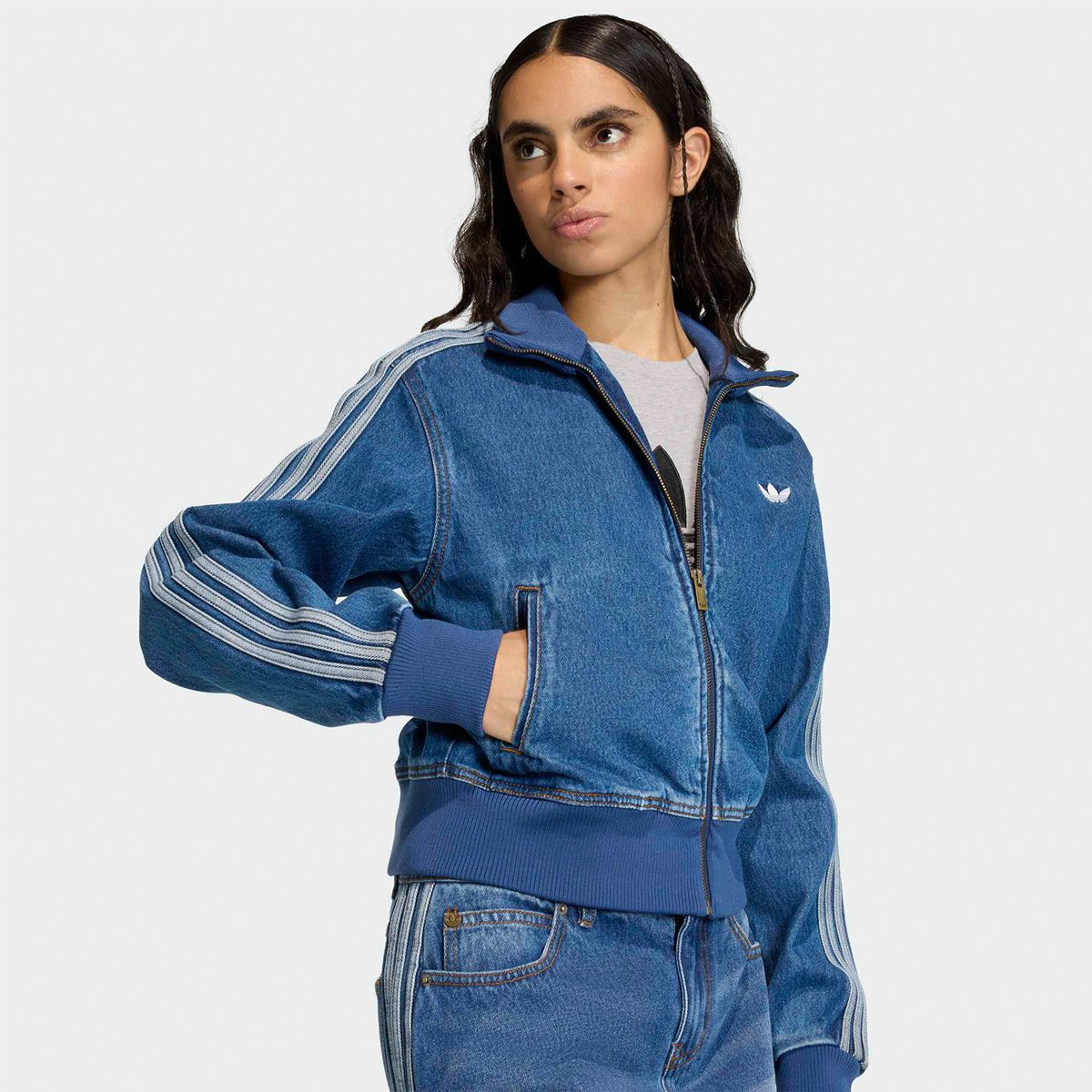 アディダス ファイヤーバード トラックトップ デニム adidas Originals
