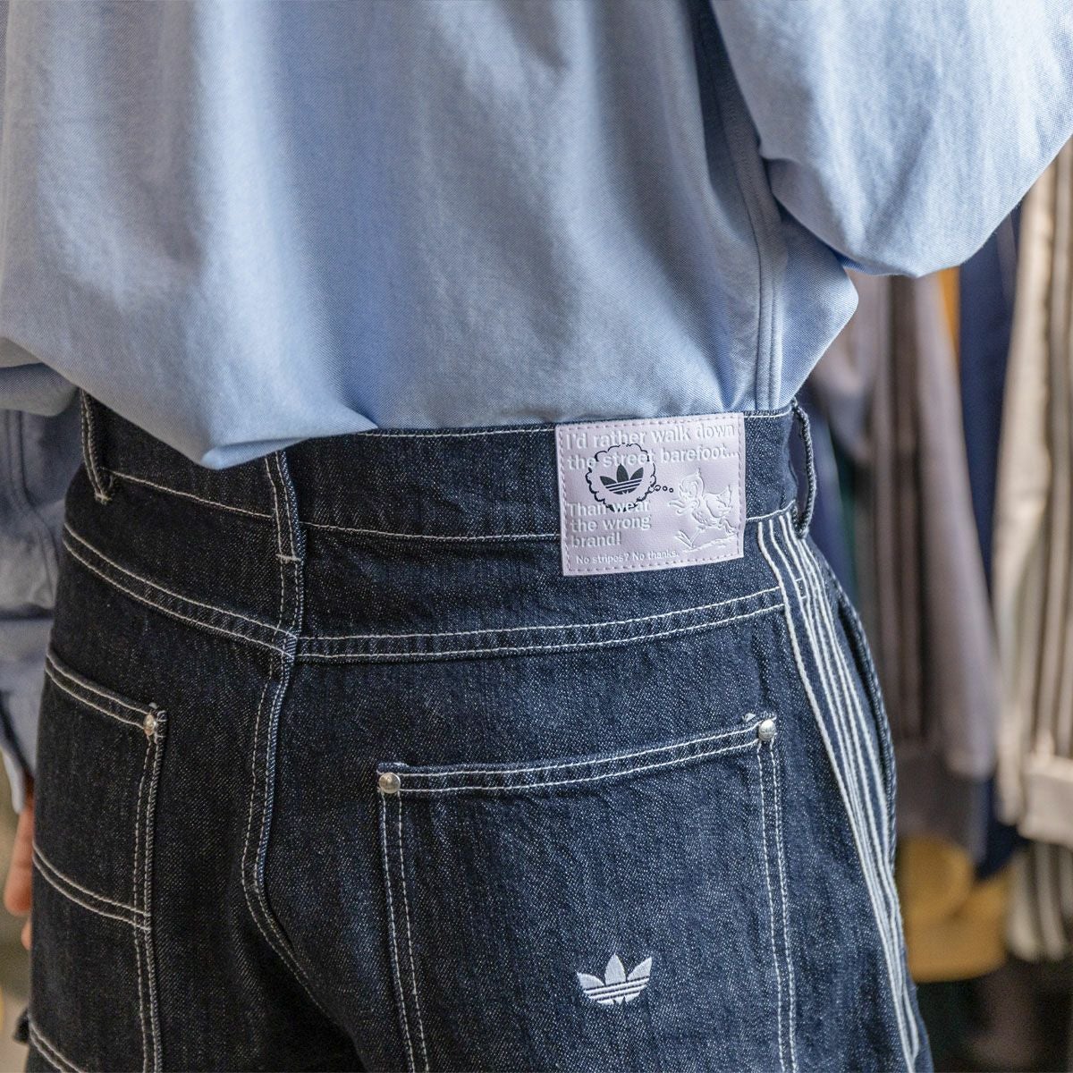 アディダス オリジナルス デニム ワークパンツ adidas Originals CB449