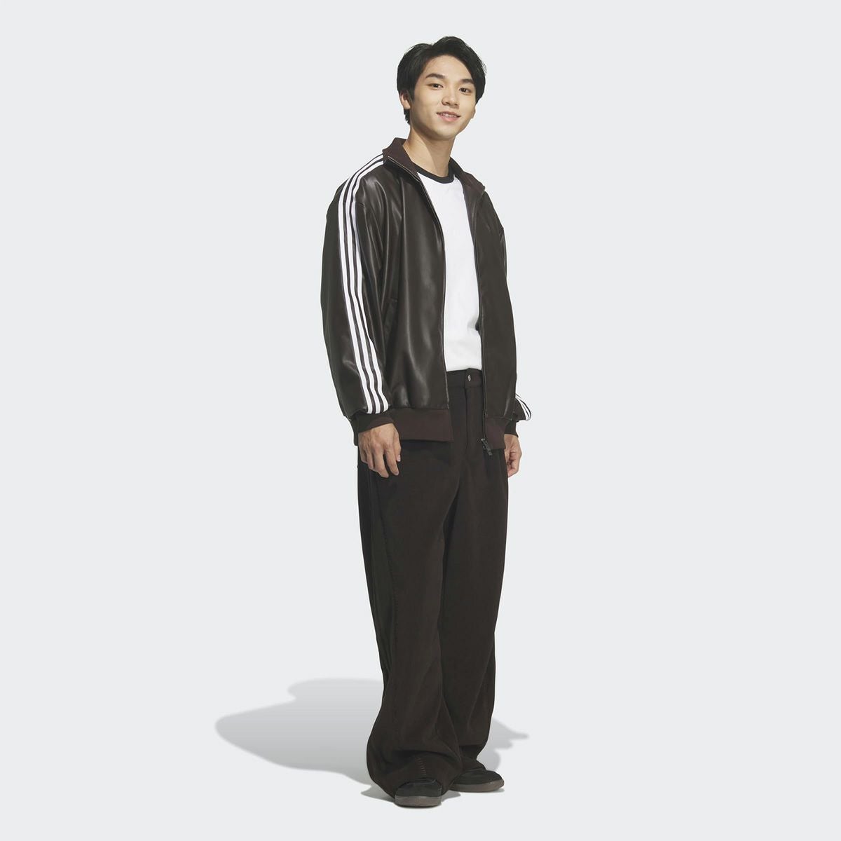 【新品】adidas プレザー3Sトラックトップ　ブラウン　XL adidas｜【公式】アディダス adidas 返品可 プレザー3Sトラックトップ