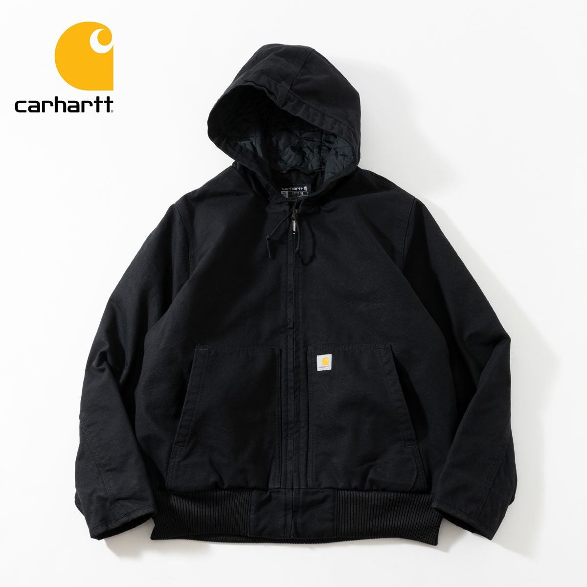 み*ー様 Carhartt アクティブジャケット 黒 L ほぼ未使用 WIP 正 Carhartt（カーハート） 【ボーナスストア 誰でも+5% 5/24 0:00〜5/25
