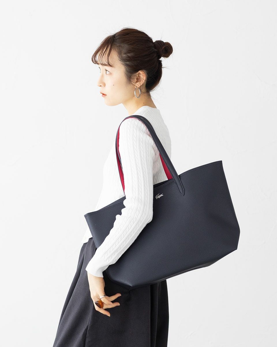 ラコステ LACOSTE アンナ ジップ トートバッグ NF4823AA レディース