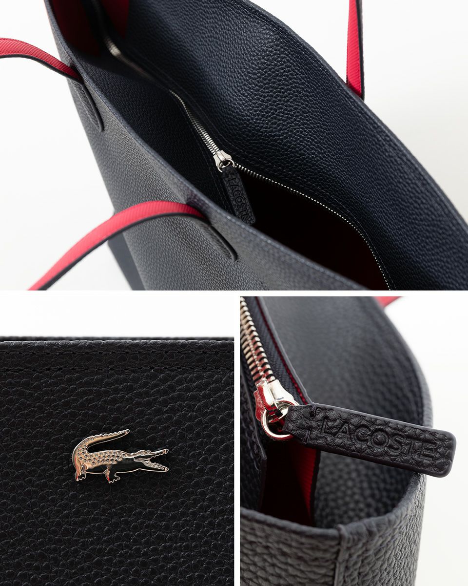 ラコステ LACOSTE アンナ ジップ トートバッグ NF4823AA レディース