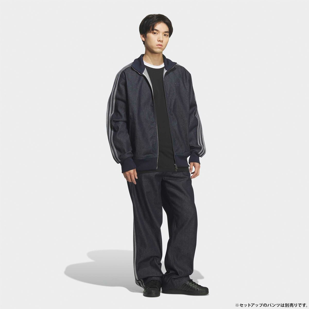 アディダス adidas Originals デニム ファイヤーバード トラックトップ