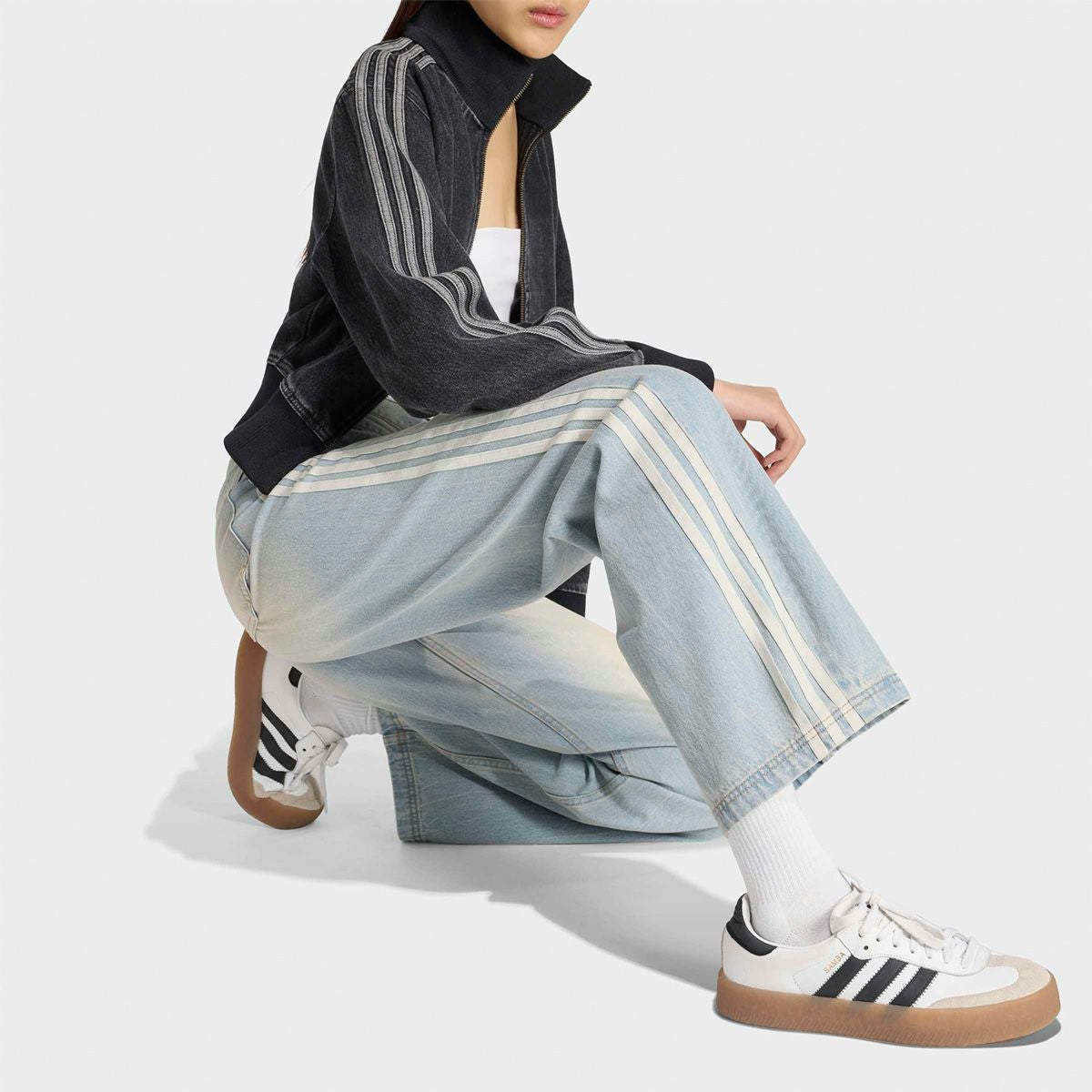 アディダス ビンテージ ダッドジーンズ デニム UB115 adidas Originals