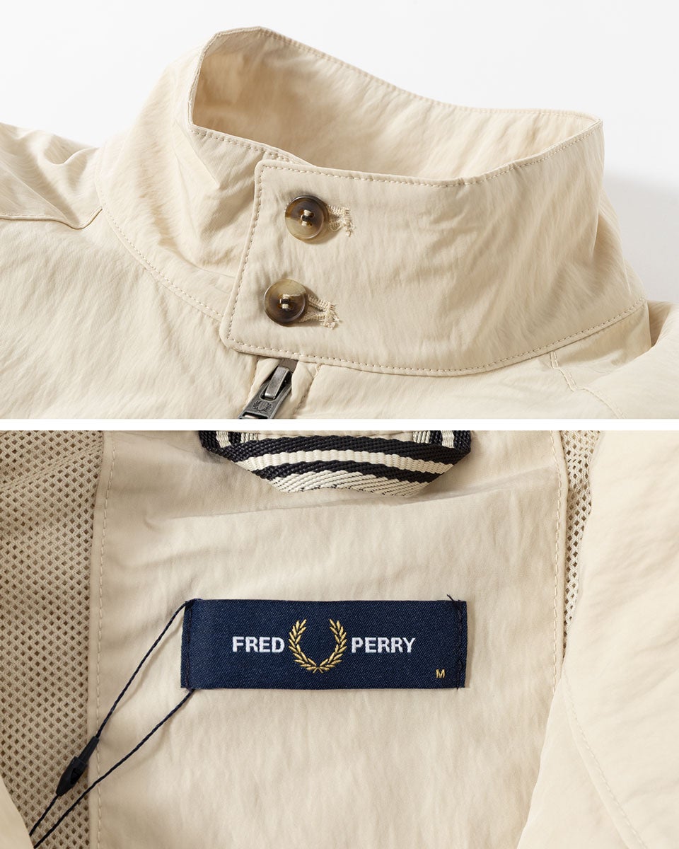 フレッドペリー FRED PERRY クリンクル ハリントン ジャケット J2321