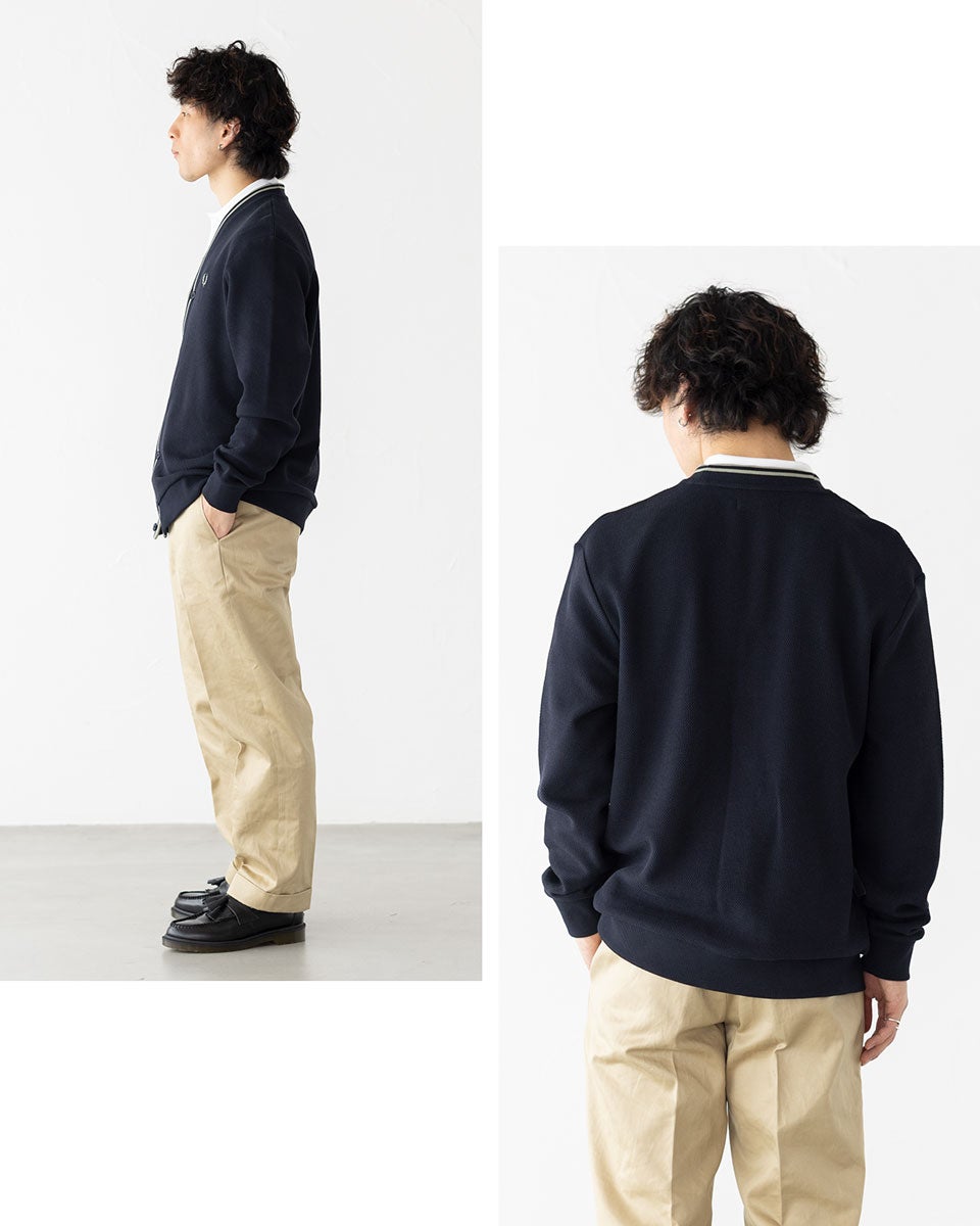 フレッドペリー FRED PERRY ティップド ピケ テクスチャー