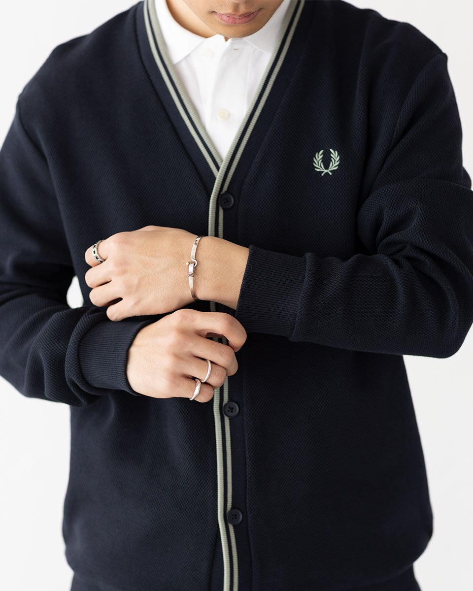 フレッドペリー FRED PERRY ティップド ピケ テクスチャー