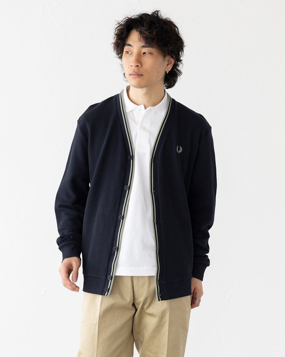 フレッドペリー FRED PERRY ティップド ピケ テクスチャー