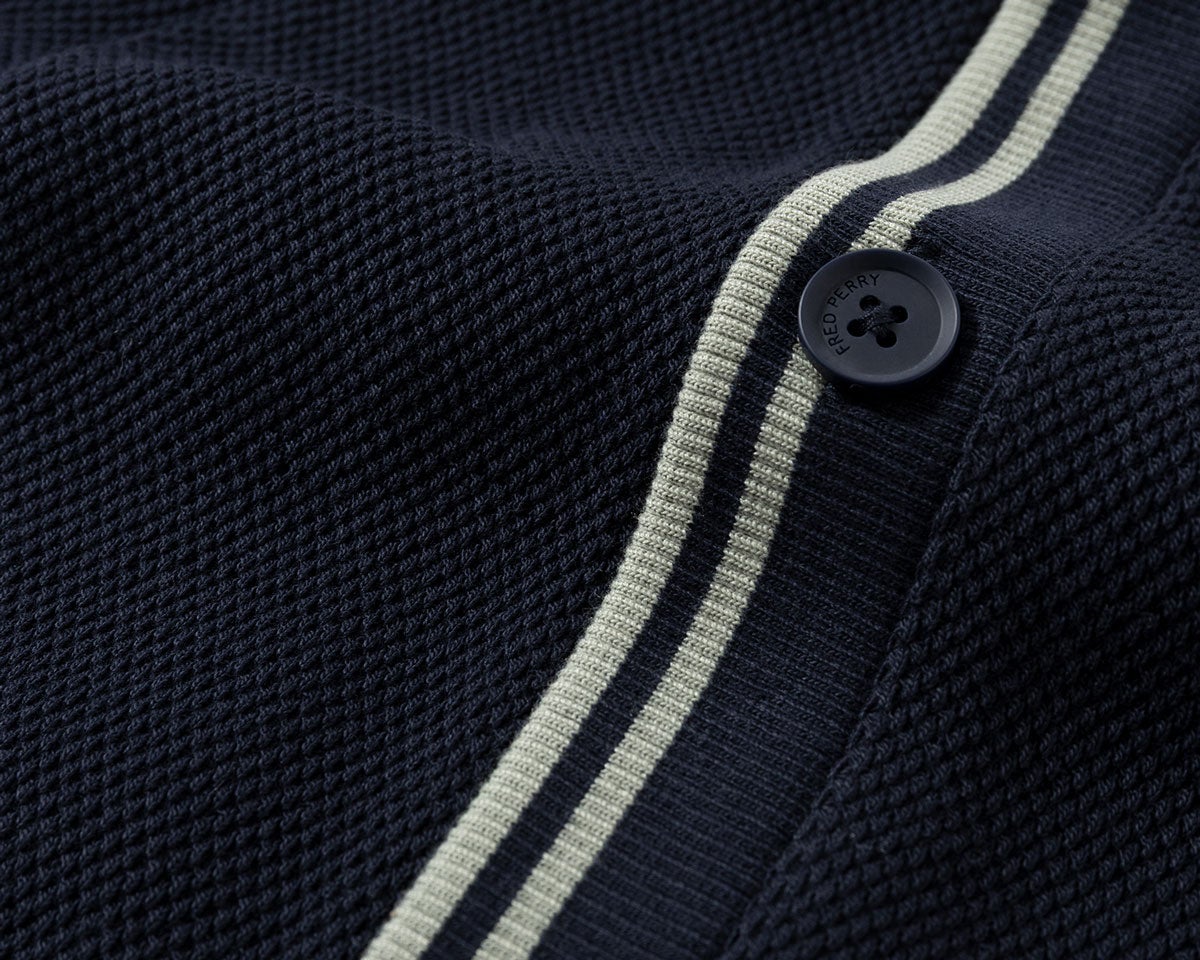 フレッドペリー FRED PERRY ティップド ピケ テクスチャー
