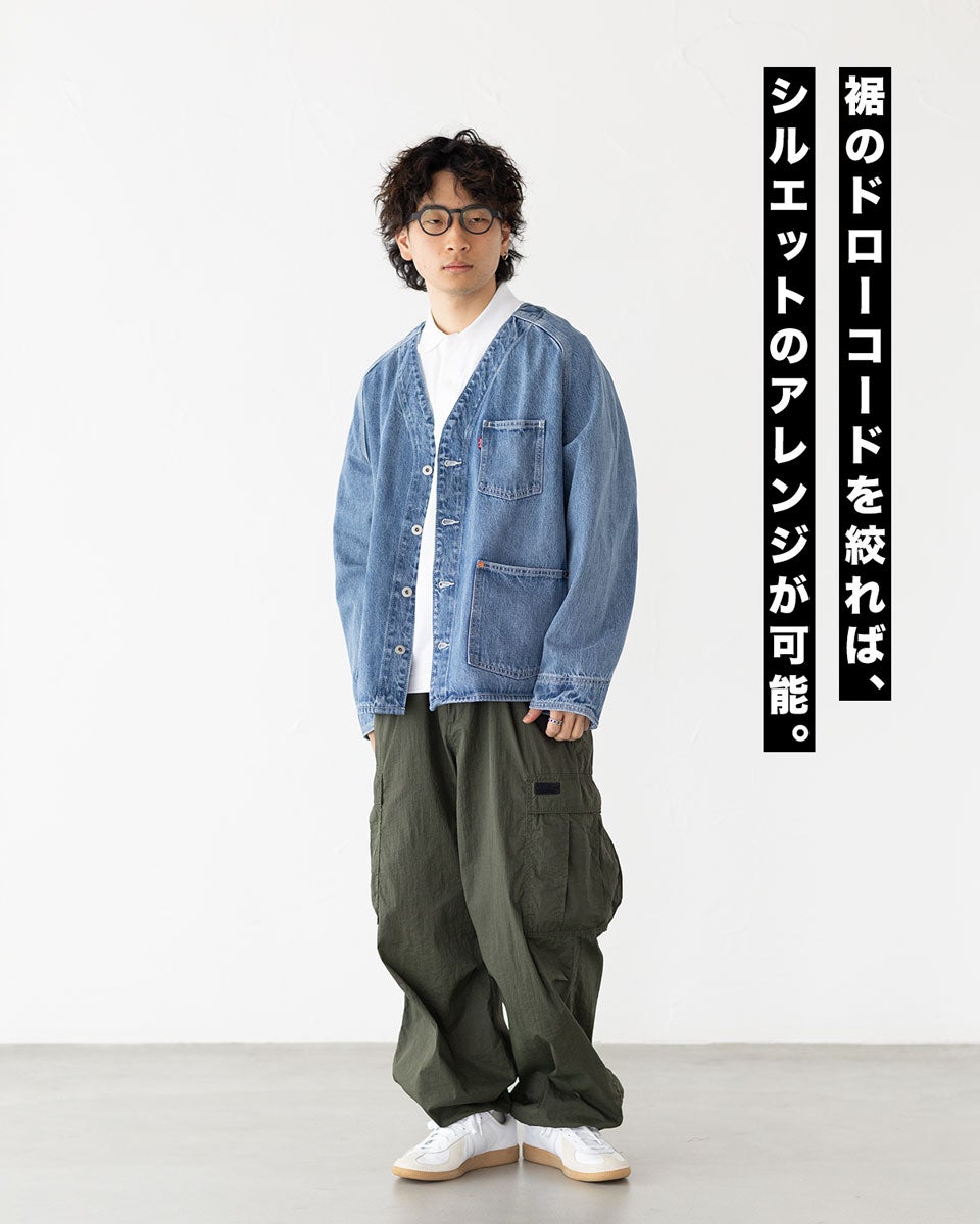 ワイルドシングス ダブルダイ ナイロン カーゴパンツ WILD THINGS