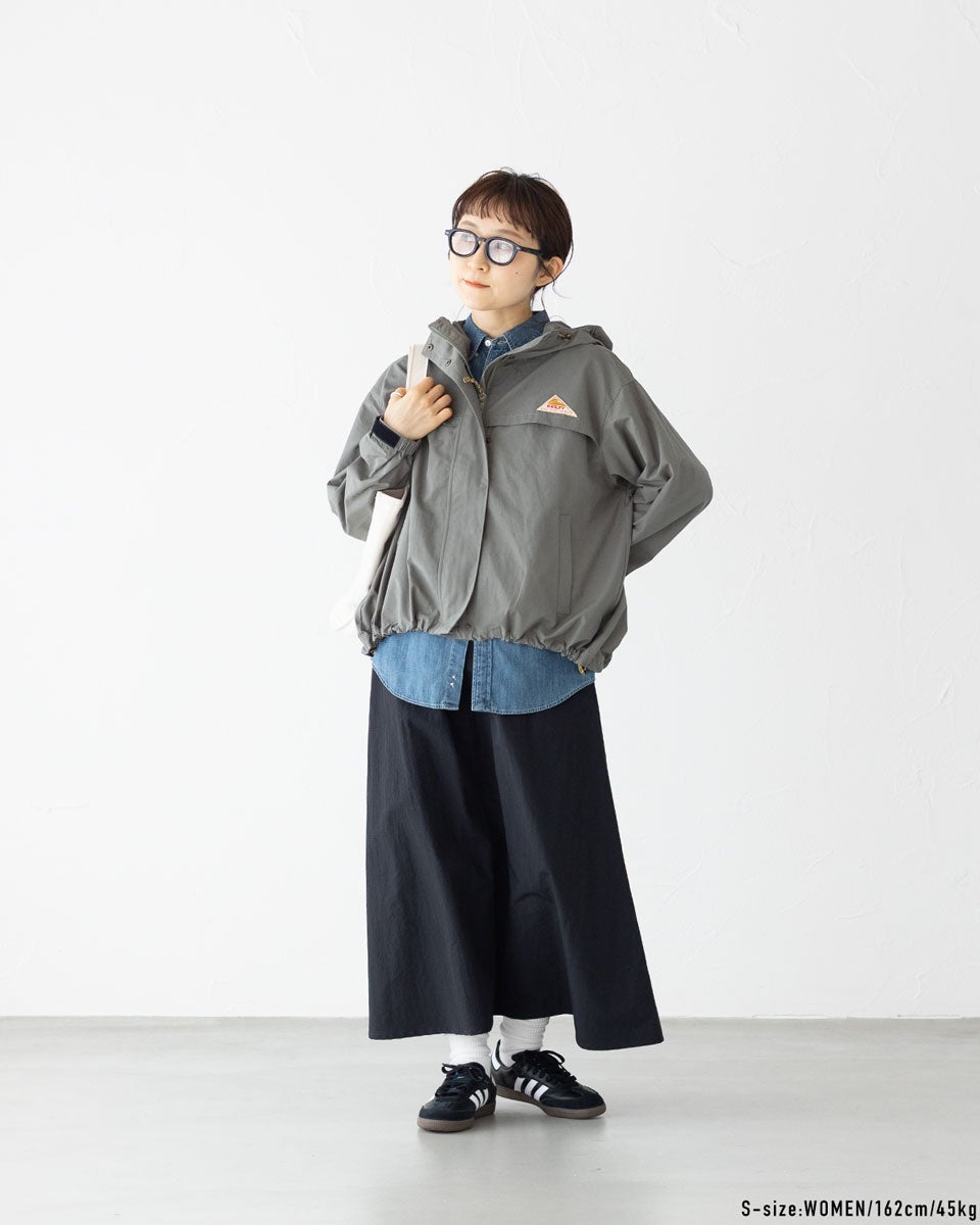 harunachicoスカート kuronachico 黒 グラミチ ナイロン フレアスカート Gramicci GLSK6-SJP008 レディース