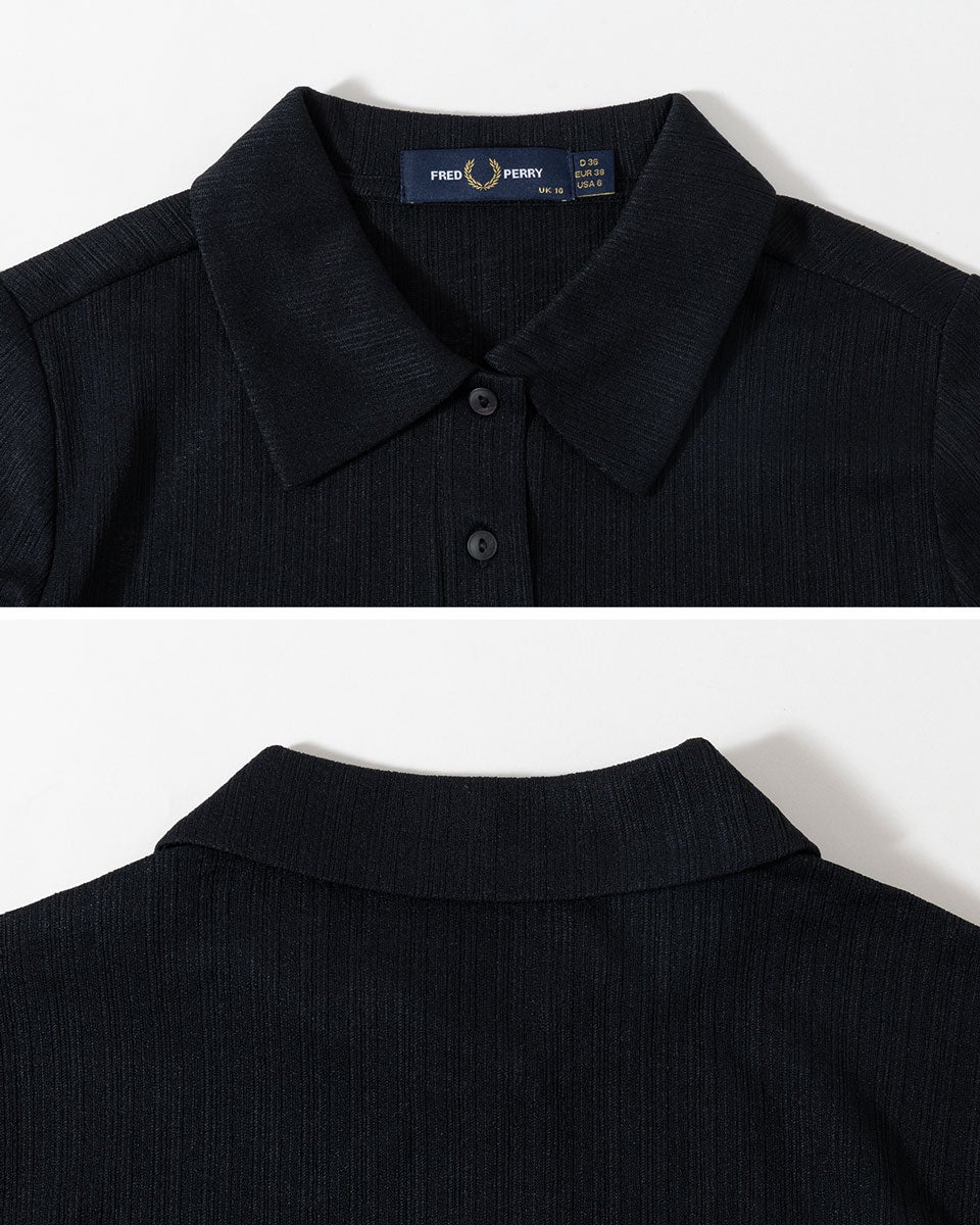 フレッドペリー シアー リブ ポロシャツ FRED PERRY G2168 レディース