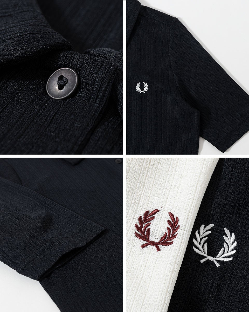 フレッドペリー シアー リブ ポロシャツ FRED PERRY G2168 レディース