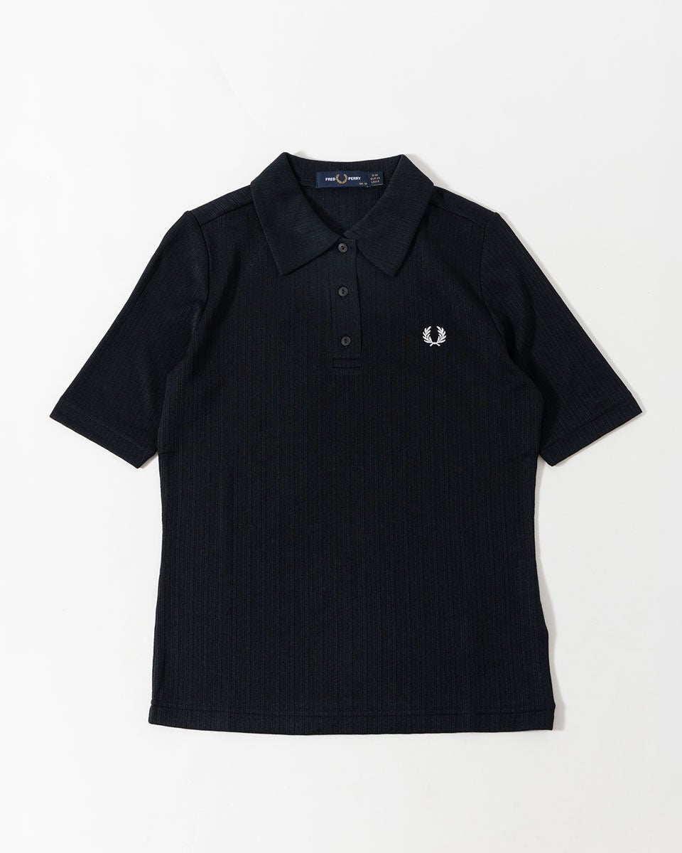 フレッドペリー シアー リブ ポロシャツ FRED PERRY G2168 レディース