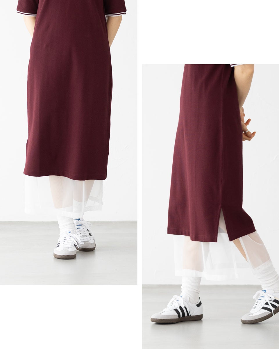 フレッドペリー FRED PERRY シアー ティップド ポロシャツ ドレス