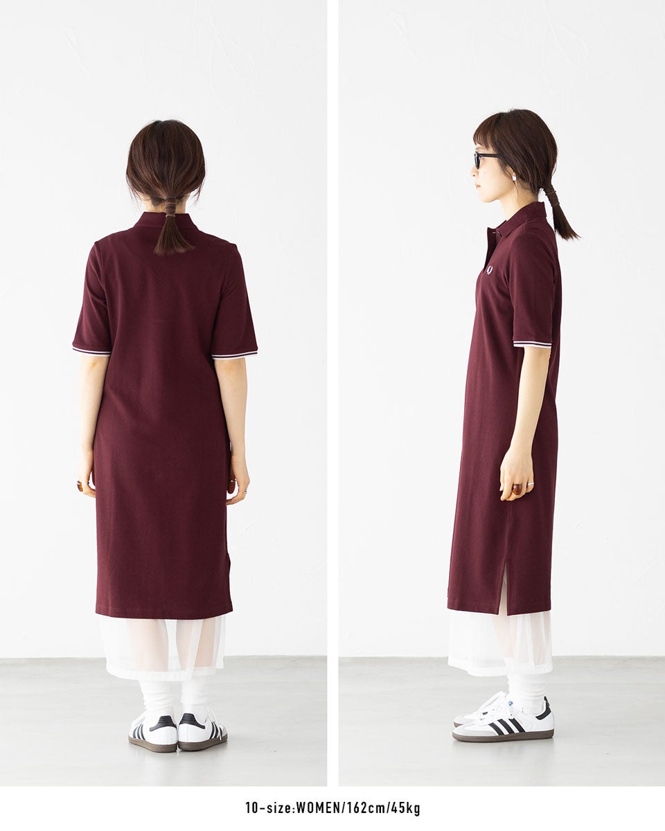 フレッドペリー FRED PERRY シアー ティップド ポロシャツ ドレス